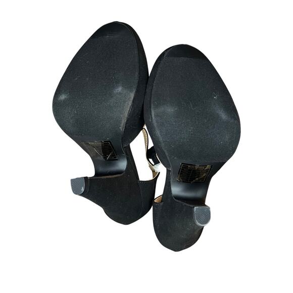 Modcloth Pinup Rockabilly Heels Black 5W - Picture 5 of 5